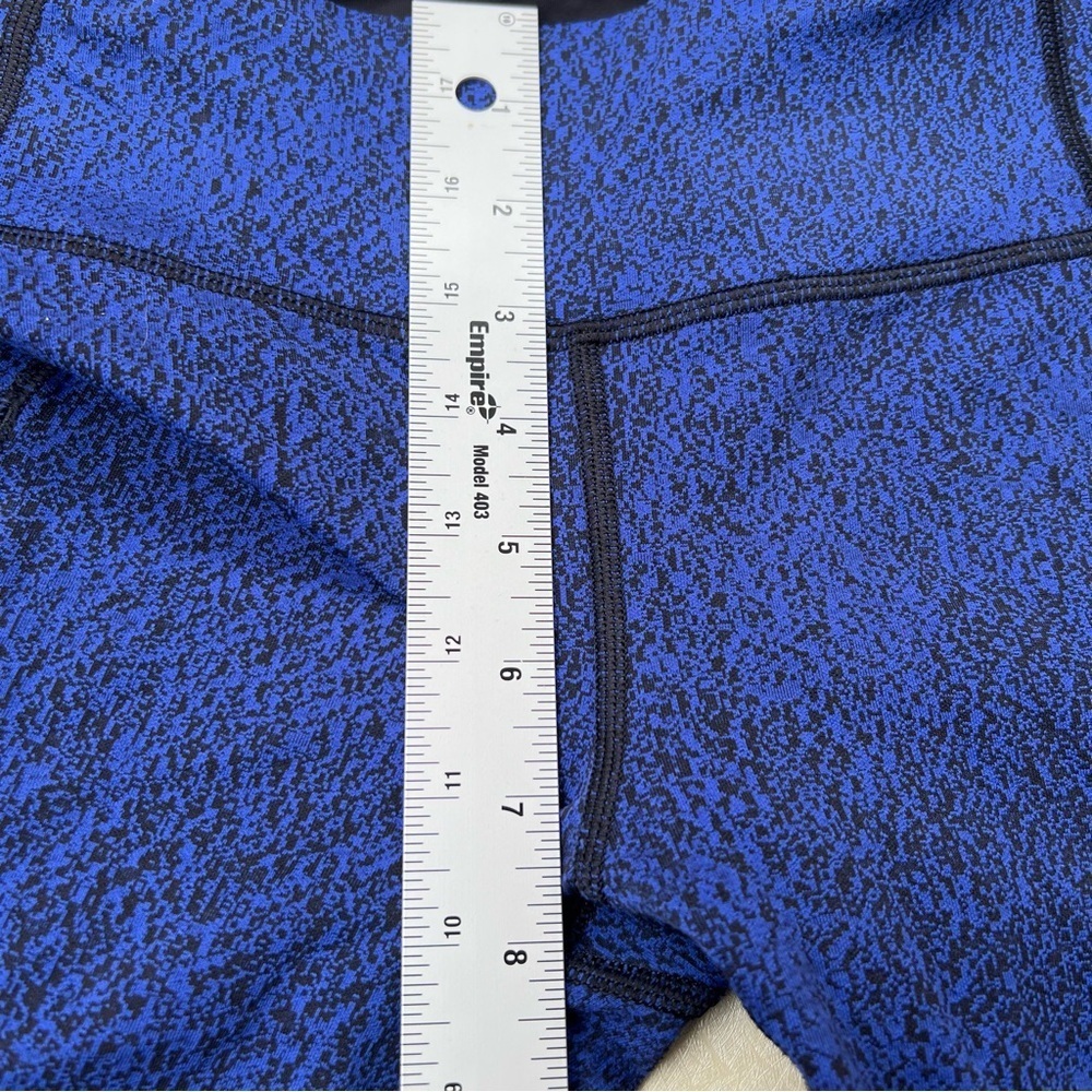 Lululemon Blue and Black Leggings With pockets Women’s Size 6 - Picture 6 of 8
